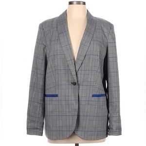 PopSugar - Gray Plaid Blazer